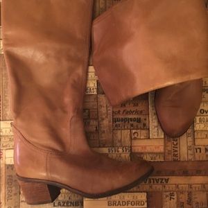 Sam Edelman camel-colored tall boots